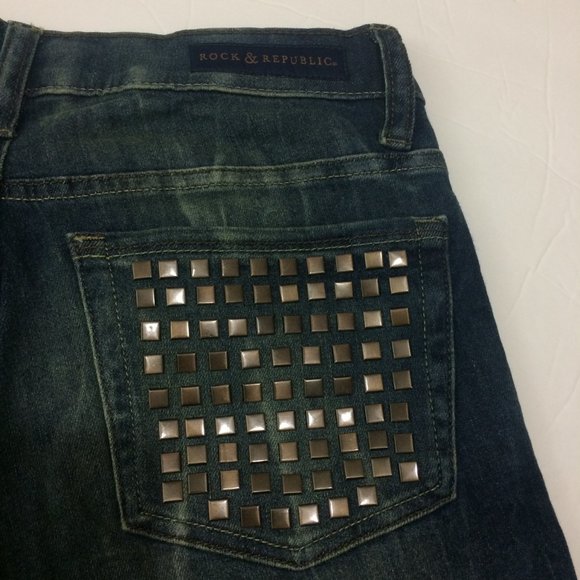 Rock & Republic Jeans Berlin Stud Pocket Detail - Picture 11 of 16